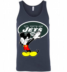 Disney Mickey Mouse Dabbing New York Jets Tank - zezetee