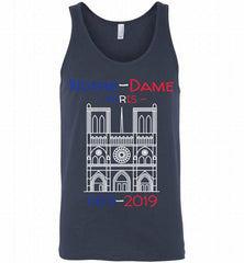 Notre Dame Paris 1163 - 2019 Cathedral France Tank - zezetee