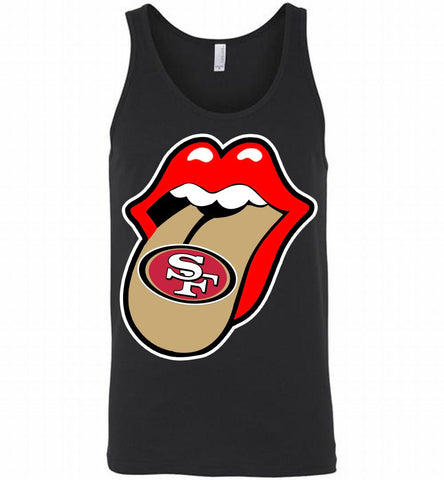 San Francisco 49ers  x The Rolling Stones Logo Tank - zezetee