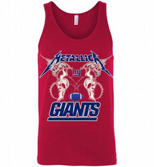 Metallica New York Giants Logo Tank - zezetee