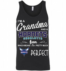 I'M A Grandma And A Charlotte Hornets Bobcats Fans Perfect Tank
