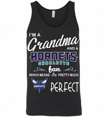 I'M A Grandma And A Charlotte Hornets Bobcats Fans Perfect Tank - zezetee