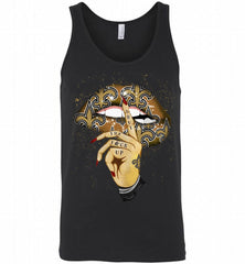 NFL New Orleans New Orleans Saints Lip Shut The Fuck Up Tank - zezetee