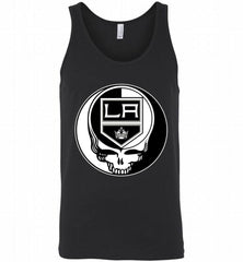 NHL TEAM LOS ANGELES KINGS X GRATEFUL DEAD LOGO BAND Tank - zezetee