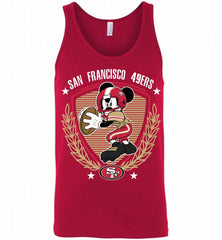 Disney Mickey San Francisco 49ers Team Tank - zezetee