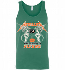 Metallica Philadelphia Flyers Logo Tank - zezetee