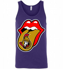 Ottawa Senators  x The Rolling Stones Logo Tank - zezetee