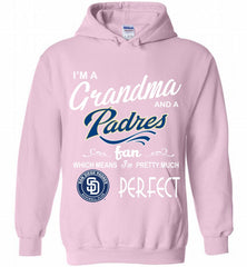 I'M A Grandma And A San Diego Padres Fans Gift Hoodie - zezetee
