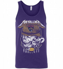 Metallica Skull Snake Florida Panthers Tank - zezetee