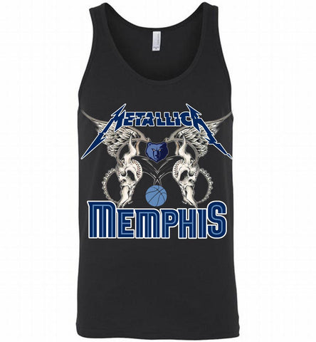 Metallica Memphis Grizzlies Logo Tank - zezetee