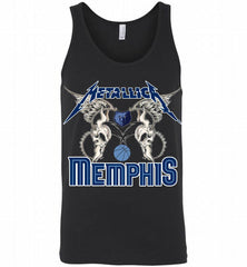 Metallica Memphis Grizzlies Logo Tank - zezetee