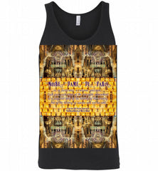 Notre-Dame Cathedral Rose Stained Glass Candles Novel Quote Tank - zezetee