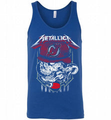 Metallica Skull Snake New Jersey Devils Tank - zezetee