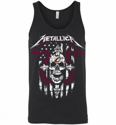 Metallica Snake Skull Cleveland Cavaliers Logo Tank
