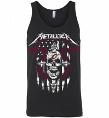 Metallica Snake Skull Cleveland Cavaliers Logo Tank - zezetee
