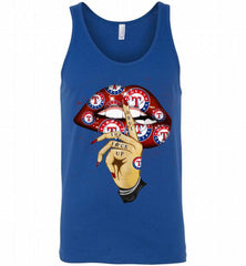 MLB Texas Rangers Lip Shut The Fuck Up Tank - zezetee