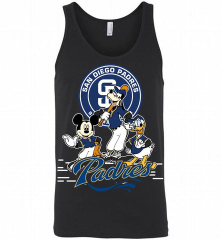 Mickey Goofy Donald San Diego Padres Teams Tank - zezetee