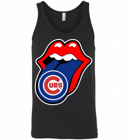 Chicago Cubs  x The Rolling Stones Logo Tank - zezetee