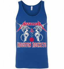 Metallica Houston Rockets Logo Tank - zezetee