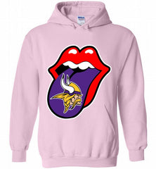 Minnesota Vikings  x The Rolling Stones Logo Hoodie - zezetee