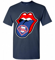 Philadelphia Phillies  x The Rolling Stones Logo Shirt - zezetee