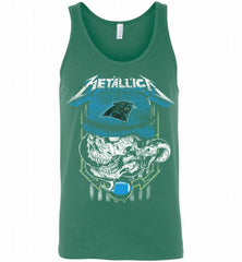 Metallica Skull Snake Carolina Panthers Tank - zezetee