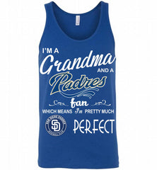 I'M A Grandma And A San Diego Padres Fans Gift Tank - zezetee