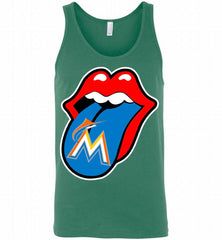 Miami Marlins  x The Rolling Stones Logo Tank - zezetee