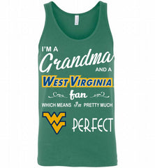 I'M A Grandma And A West Virginia Mountaineers Fan Tank - zezetee