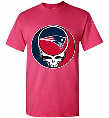 New England Patriots Grateful Dead Logo Band Shirt - zezetee