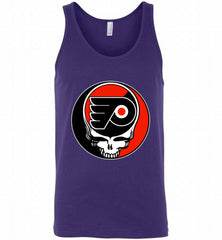 NHL TEAM PHILADELPHIA FLYERS X GRATEFUL DEAD LOGO BAND Tank - zezetee