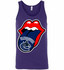 Vancouver Canucks  x The Rolling Stones Logo Tank - zezetee