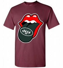 New York Jets  x The Rolling Stones Logo Shirt - zezetee