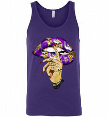 NFL Vikings Lip Shut The Fuck Up Tank - zezetee