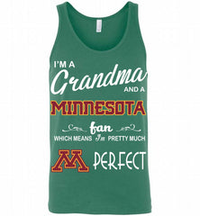 I'M A Grandma And A Minnesota Golden Gophers Fan Tank - zezetee