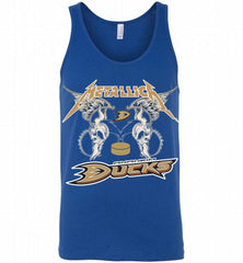 Metallica Anaheim Ducks Logo Tank - zezetee