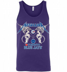 Metallica Toronto Blue Jays Logo Tank - zezetee