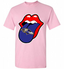 Baltimore Ravens  x The Rolling Stones Logo Shirt - zezetee