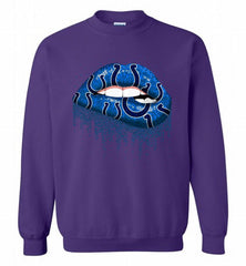 Lip Indianapolis Colts Football Crewneck Sweatshirt - zezetee