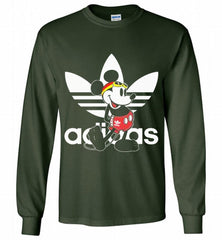 ADIDAS SWIMMING MICKEY MOUSE DISNEY SPORTS Gildan Long Shirt - zezetee