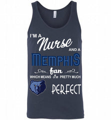 I'M A Nurse And A Memphis Grizzlies Fans Perfect Tank - zezetee