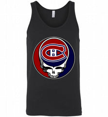 NHL TEAM MONTREAL CANADIENS X GRATEFUL DEAD LOGO BAND Tank - zezetee