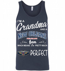I'M A Grandma And A New Orleans Pelicans Fans Perfect Tank - zezetee