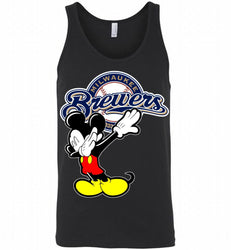 Disney Mickey Mouse Dabbing Milwaukee Brewers Tank