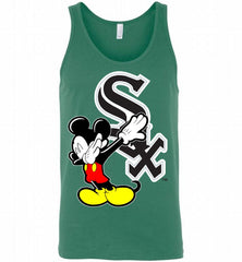 Disney Mickey Mouse Dabbing Chicago White Sox Tank - zezetee