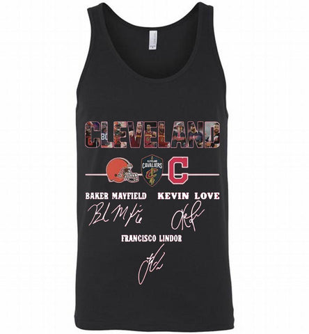 CLEVELAND BAKER MAYFIELD KEVIN LOVE FRANCISCO LINDOR Tank - zezetee