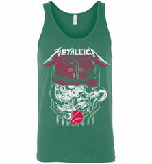 Metallica Skull Snake Houston Rockets Tank - zezetee