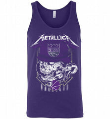 Metallica Skull Snake Sacramento Kings Tank - zezetee
