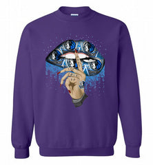 Dallas Mavericks Lip Shut The Fuck Up Crewneck Sweatshirt - zezetee
