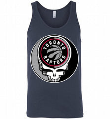 Toronto Raptors Grateful Dead Logo Band Tank - zezetee